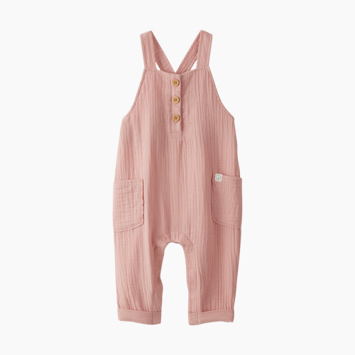 Carter's Little Planet Organic Cotton Gauze Overalls in Blue Creek - Pink, 3-6 M