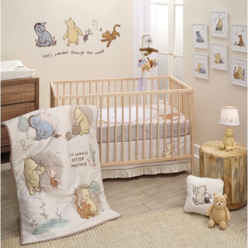 Pooh Bear & Pals 3-Piece Crib Bedding Set