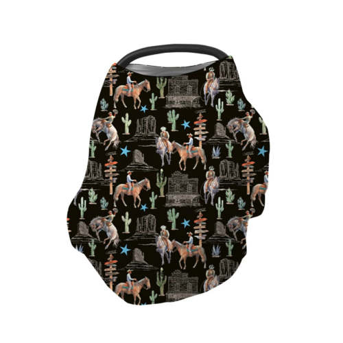 Black Wild West car seat cover multi use