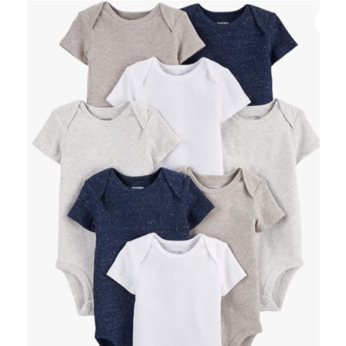 Simple Joys by Carter's Baby 8-Pack Short-Sleeve Bodysuit
