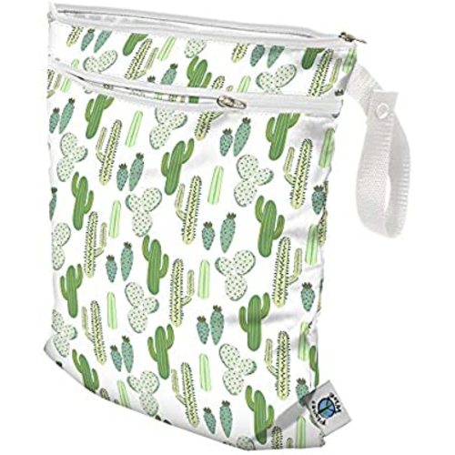 Planet Wise Wet/Dry Bag, Prickly Cactus, Made in The USA