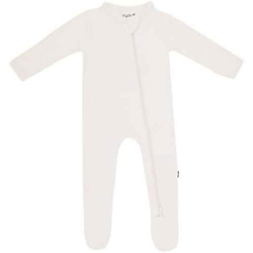KYTE BABY Unisex Zipper Closure Footies, Rayon Made From Bamboo, 0-24 Months