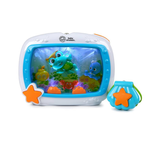 Baby Einstein Sea Dreams Soother Musical Crib Toy and Sound Machine, Newborn and up