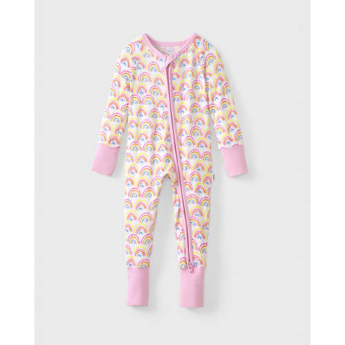 Pastel Rainbows Zippy - Little Sleepies