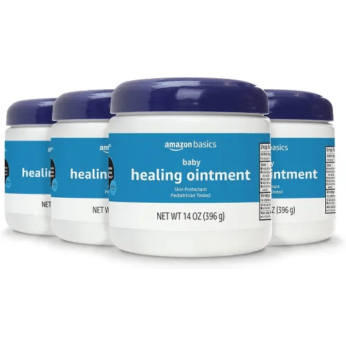 Amazon Basics Healing Ointment for Babies, Pediatrician Tested, 14 Ounce (Pack of 4) (Previously Solimo)