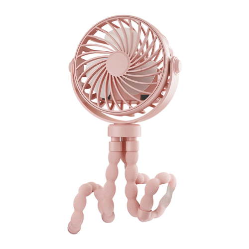 Portable Clip On Fan for Baby Car Seat, USB Rechargeable Flexible Tripod 3 Speed Adjustable Small Cooler for Stroller Study Desk Outdoor Travel