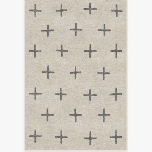 Crosby Birch & Charcoal Rug | Ruggable