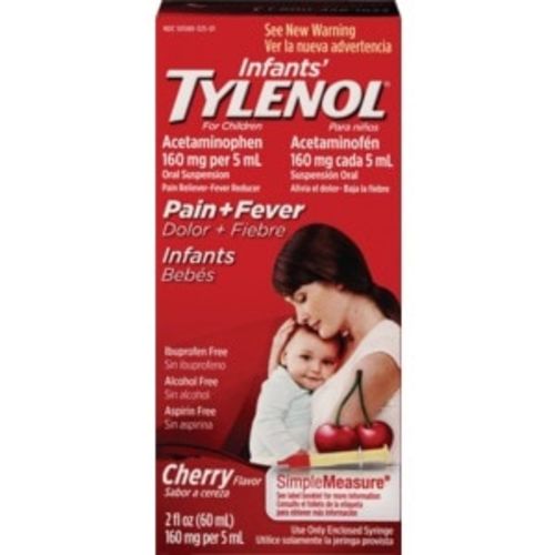 Tylenol Infants Oral Suspension Cherry, 2 OZ (FSA Eligible) - CVS Pharmacy