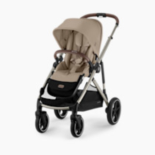 Cybex Gazelle S Stroller - Taupe Frame With Almond Beige Seat