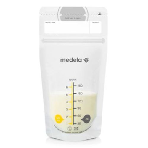 Medela 6 oz. 50-Count Breast Milk Storage Bags - CLEAR - 50 PACK