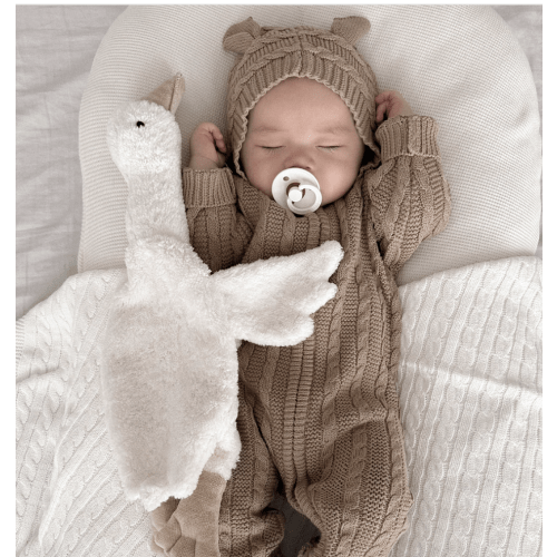 Luna + Luca Baby Bear Jumpsuit - Acorn