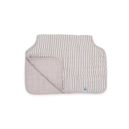 Little Unicorn 4-Layer Cotton Muslin Burp Cloth - Gray Stripe