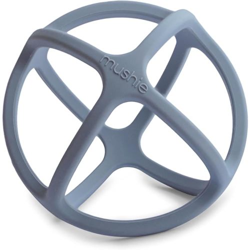 mushie Silicone Baby Teether Ball Toy (Tradewinds)