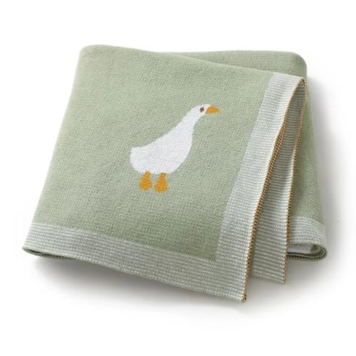Goose Knitted Blanket