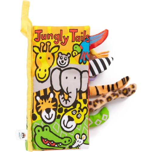 Jellycat Jungly Tails Cloth Book