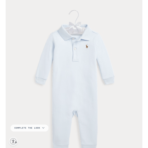 Soft Cotton Polo Coverall | Ralph Lauren