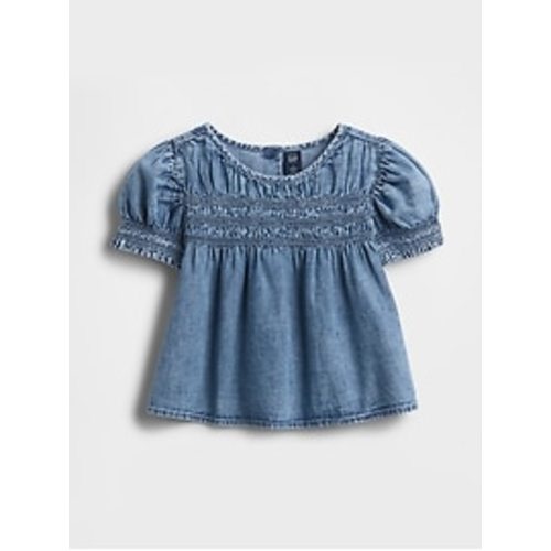 Toddler Denim Smocked Top | Gap