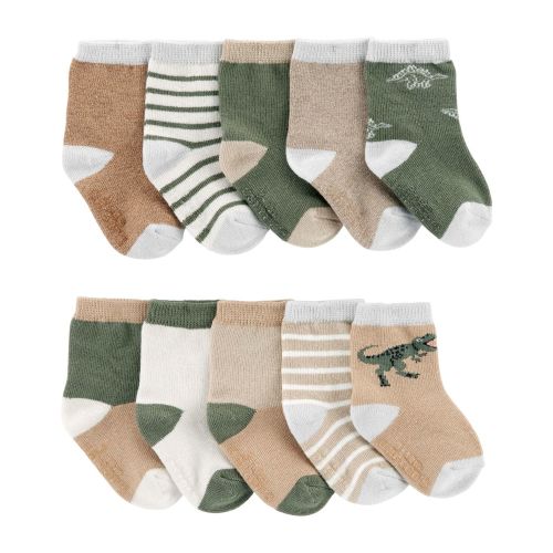 Baby 10-Pack Dinosaur Socks