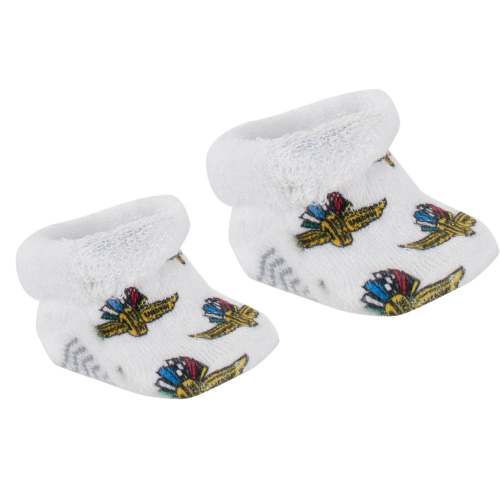 Wing Wheel Flag Infant Fan Booties