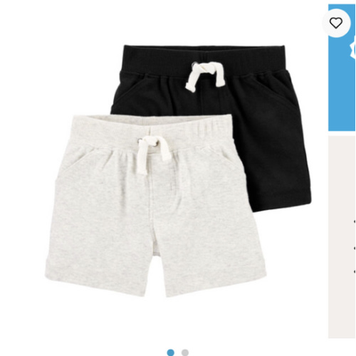 Baby 2-Pack Cotton Pull-On Shorts