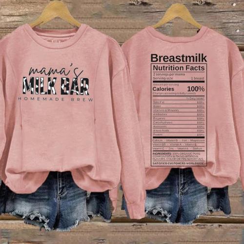 Mamas Milk Bar Nursing Sweatshirt