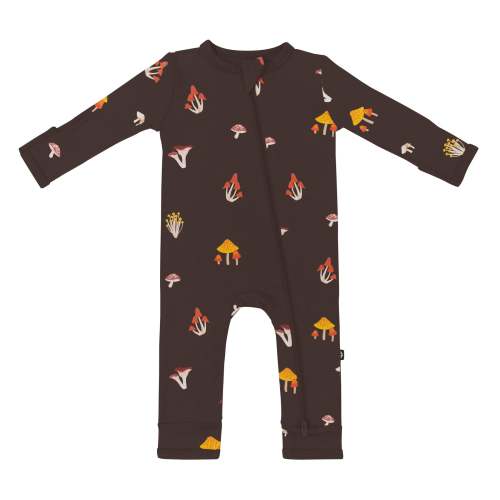 Zippered Romper in Fungi
