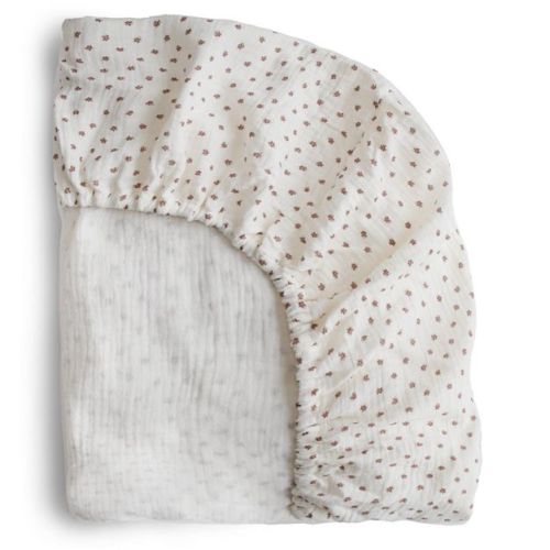 Extra Soft Muslin Crib Sheet - Bloom Pattern