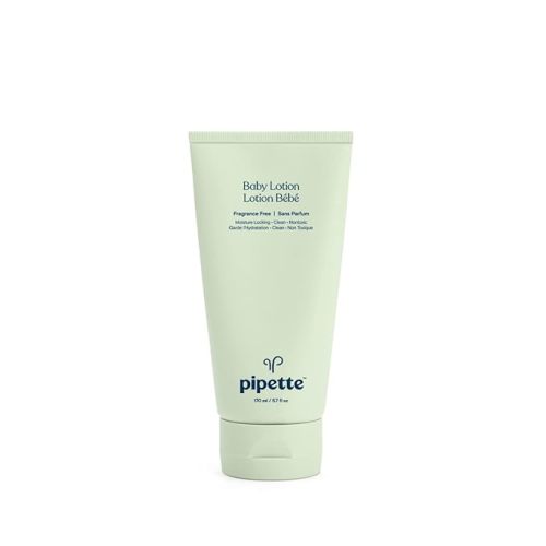 Pipette New & Improved Formula Baby Lotion, Hydration, Natural Moisture of Baby's Delicate Skin, Renewable Plant-Derived Squalane, Fragrance-Free Lotion, 6 fl. oz (3000991) - Fragrance Free
