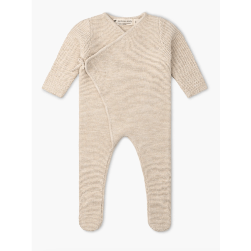 Organic Side Tie Sweater Romper - Monica + Andy