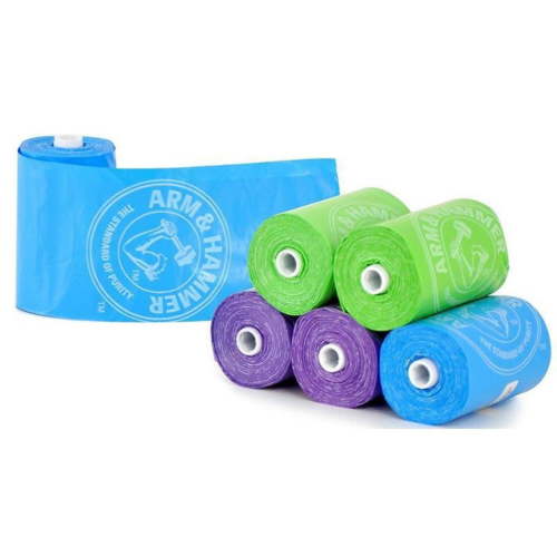 Munchkin Arm & Hammer Diaper Bag Refills, Multi-color, 6 Pack, 72 Bags