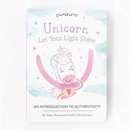 Slumberkins Unicorn, Let Your Light Shine: An Introduction to Authenticity | Promotes Authenticity | Social Emotional Tools for Ages 0+