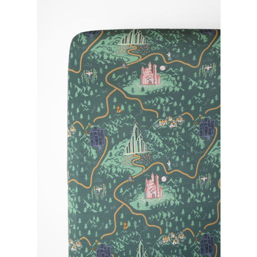 Emerald City Bamboo Crib Sheet – Little Crowns & Capes