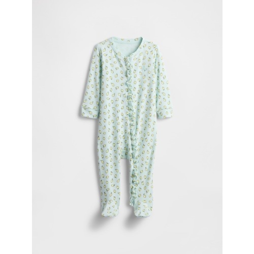 Baby Print Two-Way Zip One-Piece
