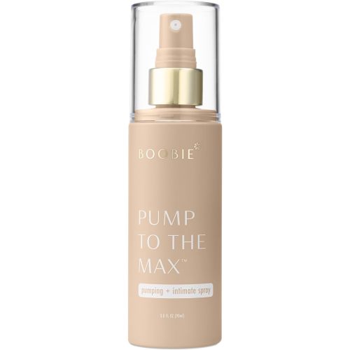 Boobie Pump to the Max Hands-free Dual-Purpose Breast Pumping & Intimate Spray | Increase Milk Supply & Ease Postpartum Discomfort During Pumping & Intimacy | Pregnancy & Beyond, 3 oz