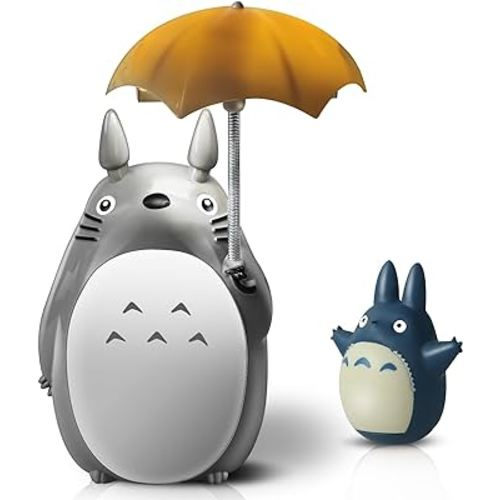Totoro Umbrella LED Night Light Kid's Character Lamp USB Charge (White Belly) Bonus Totoro Tumbler