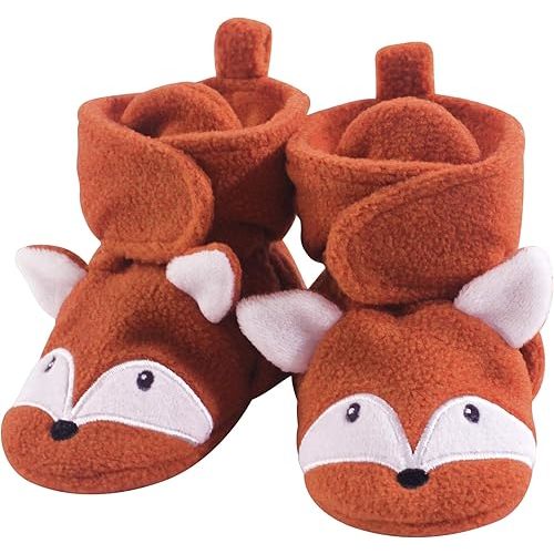 Hudson Baby Unisex-Child Cozy Fleece Booties Winter Accessory Set