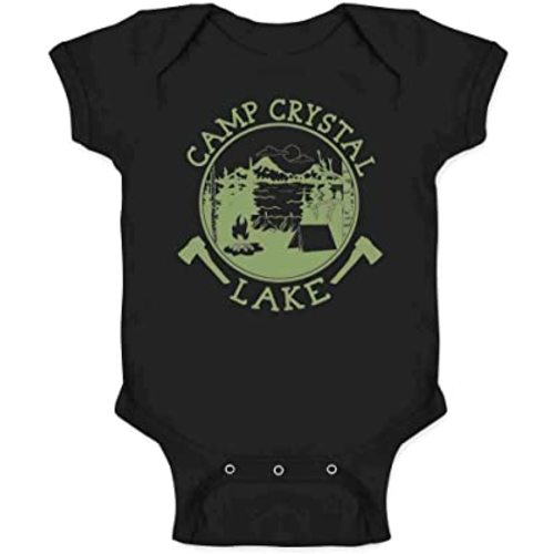 Pop Threads Camp Crystal Lake Counselor Shirt Vintage Costume Baby Toddler Kids Girl Boy T-Shirt