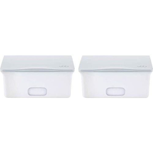 Ubbi Twin Pack Wipes Dispenser, White