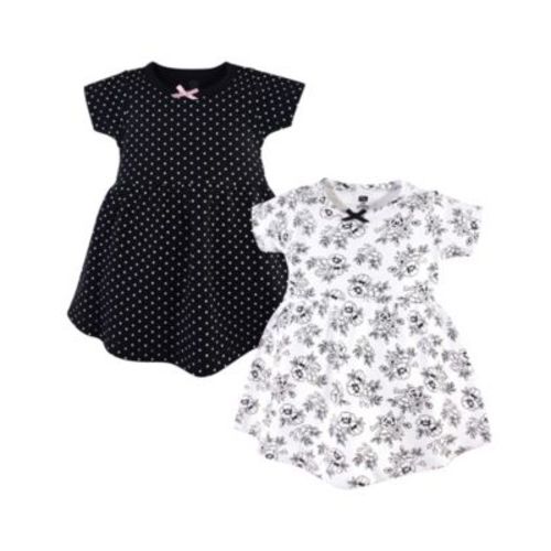 Baby Girls Hudson Cotton Short-Sleeve Dresses 2pk