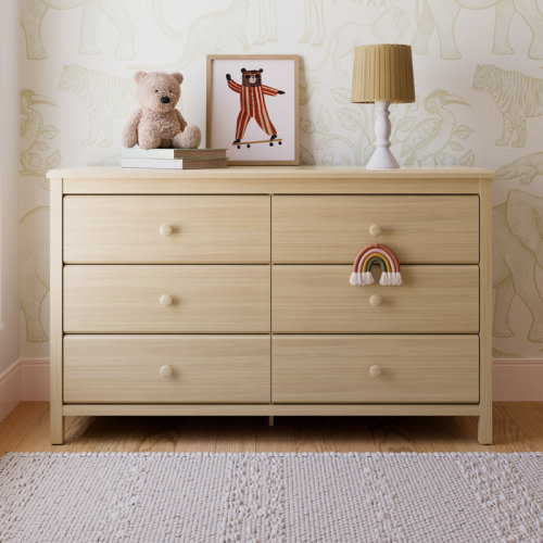 Alpine 6 Drawer Double Dresser | Wayfair
