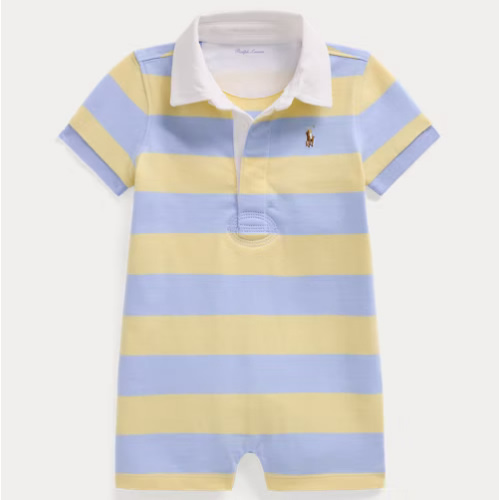 Striped Cotton Rugby Shortall
