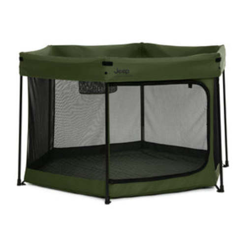 Hexagon Pop Up Play Yard with Removable Canopy