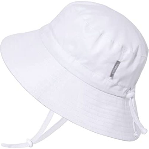 JAN & JUL Grow-with-Me Cotton Bucket Sun-Hats for Boys and Girls (Baby, Toddler, Kids)