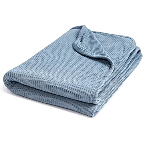 Ultra-Soft Rayon Made from Bamboo Baby Blanket - 30x40 Inches Double-Layer Swaddle Blanket, Breathable & Hypoallergenic, Lightweight Nursing Cover, Stroller Blanket for Infants & Toddlers