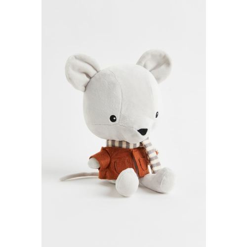 Soft Toy, Light gray/mouse