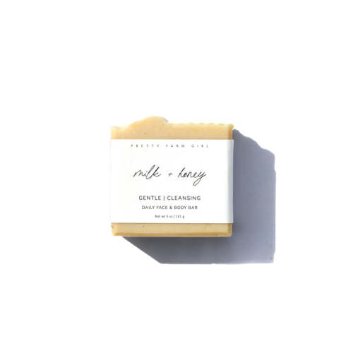 Milk + Honey Fragrance Free Handmade Tallow and Goat Milk Soap Bar
