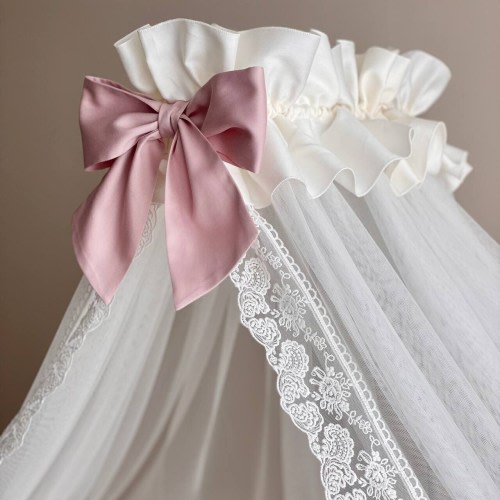 Baby baldachin, Nook baldachin, Nursery canopy, Canopy for girl boy, Bed canopy, Crib canopy, Milk canopy with bow, Nursery bed canopy