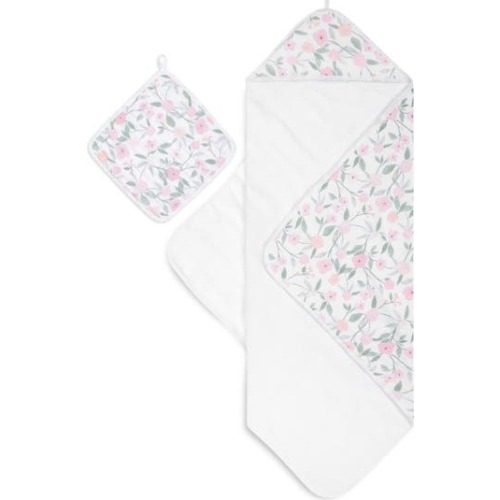 2-Pack Cotton Washcloth & Hooded Towel