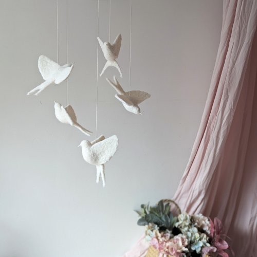 Swallows baby mobile #2, Crib mobile, Crib mobile boy, Modern baby mobile, Birds crib mobile, Baby crib mobile, Baby mobile birds