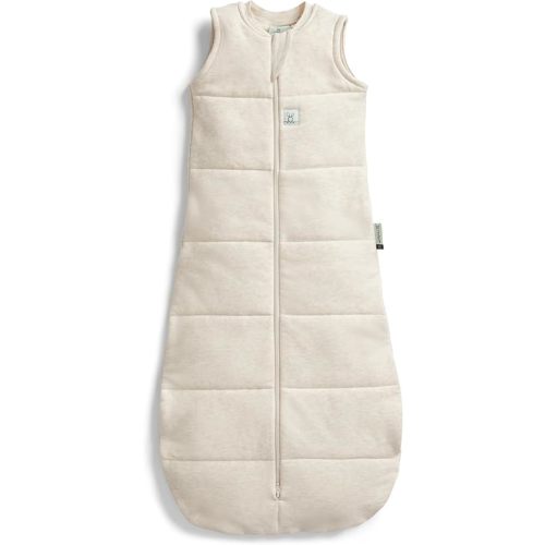 ergoPouch 0.2 Tog Jersey Sleeping Bag – Arms-Out Baby Sleep Sack – Soft, Breathable & Comfortable (8-24 Months, Oatmeal Marle)